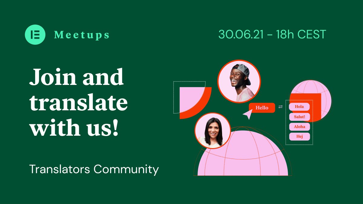 🔡Love languages and want to share it with the world? Join our NEW Translators Community. First meetup is this Wednesday, July 30th. 📆 Click the link to sign up! 👉 events.elementor.com/e/mykv9a/ 👈