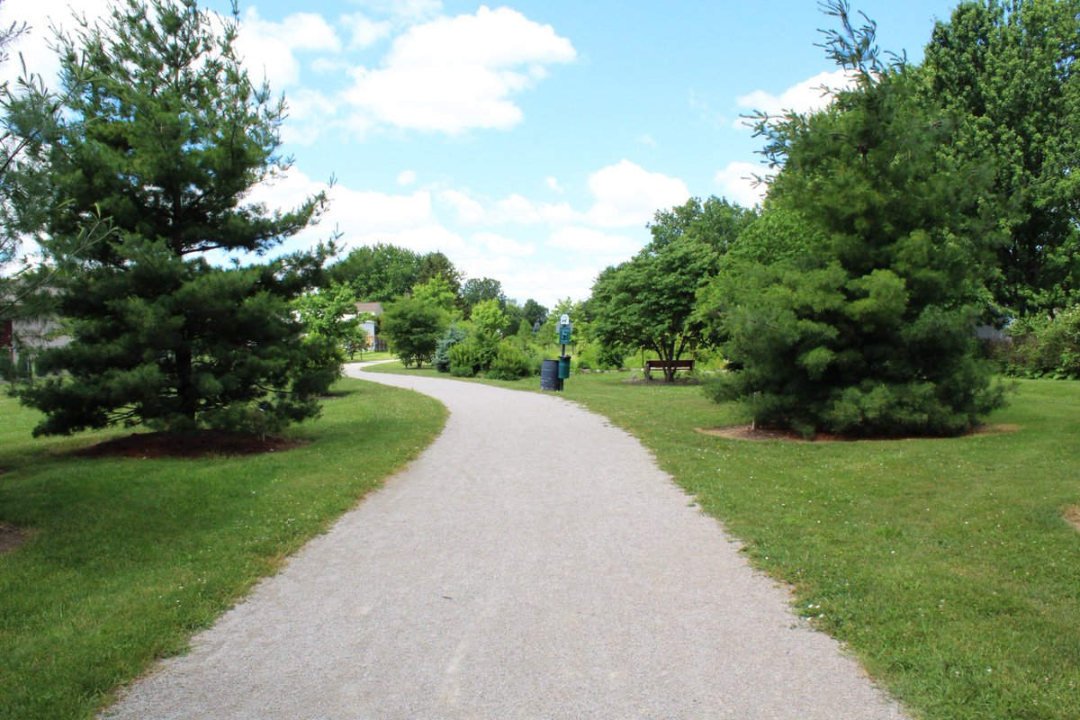 cmplib's tweet photo. The Tomlinson Arboretum has even more beautiful flowers than last year! Come walk the trails to read all of 2021's #PoetryWalk poems, chosen specially by CMPL librarians. https://t.co/ENNa7DMPwc