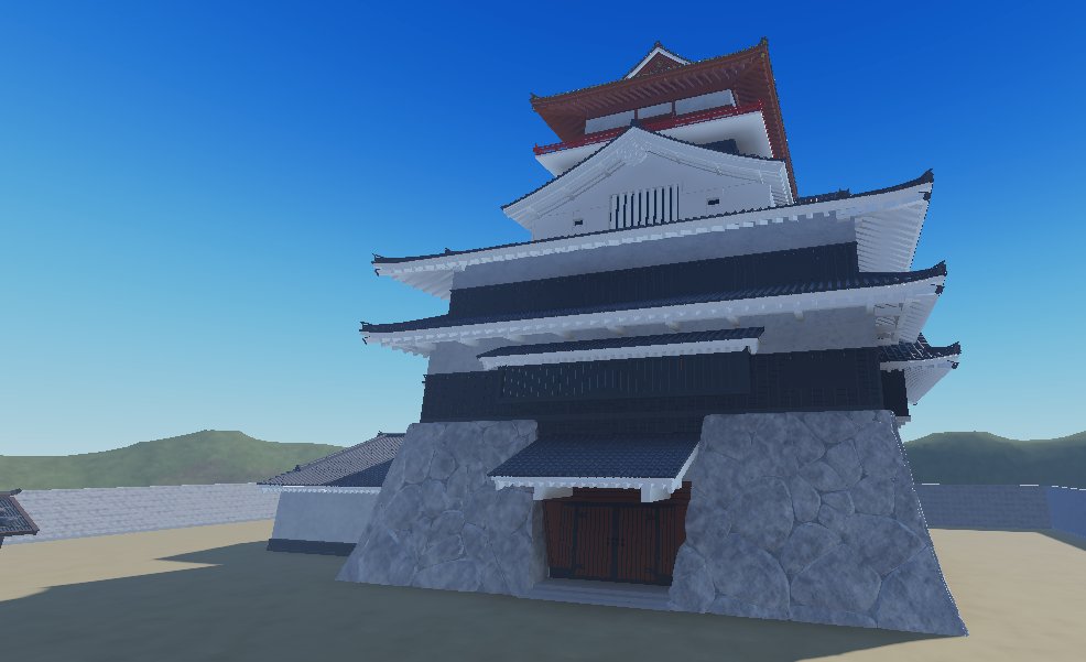justscripty's tweet image. Hello guys, This that you can see in the pictures It&apos;s the castle that we have built in 21 days for commission. (me and another one) #Roblox #robloxart #RobloxCommissions #Castle #japan #robloxstudio  #RobloxDevs