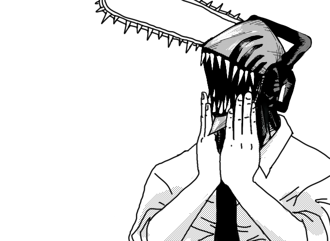 KH0800's tweet photo. A TUS ORDENES MAMAKIMASOTA #chainsawman https://t.co/cBErZFPW9T
