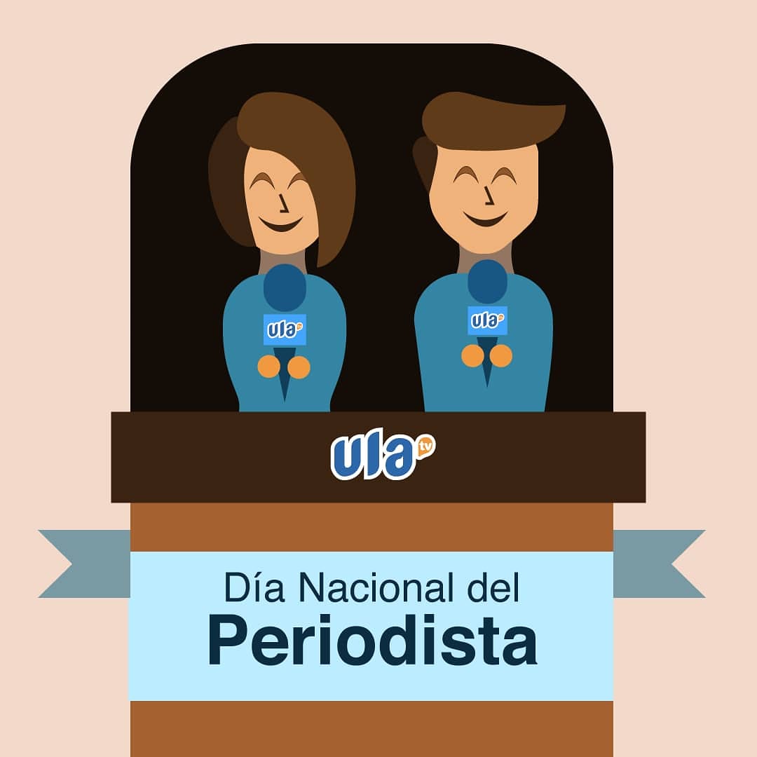 ula_tv's tweet photo. El personal del canal universitario #ULAtv felicita a los comunicadores sociales quienes hacen vida dentro de los espacios de esta máxima casa de estudios, así como a los demás profesionales en esta área de trabajo. 📺📻📰
#27Jun #DiaDelPeriodista https://t.co/3qxkpufRMx