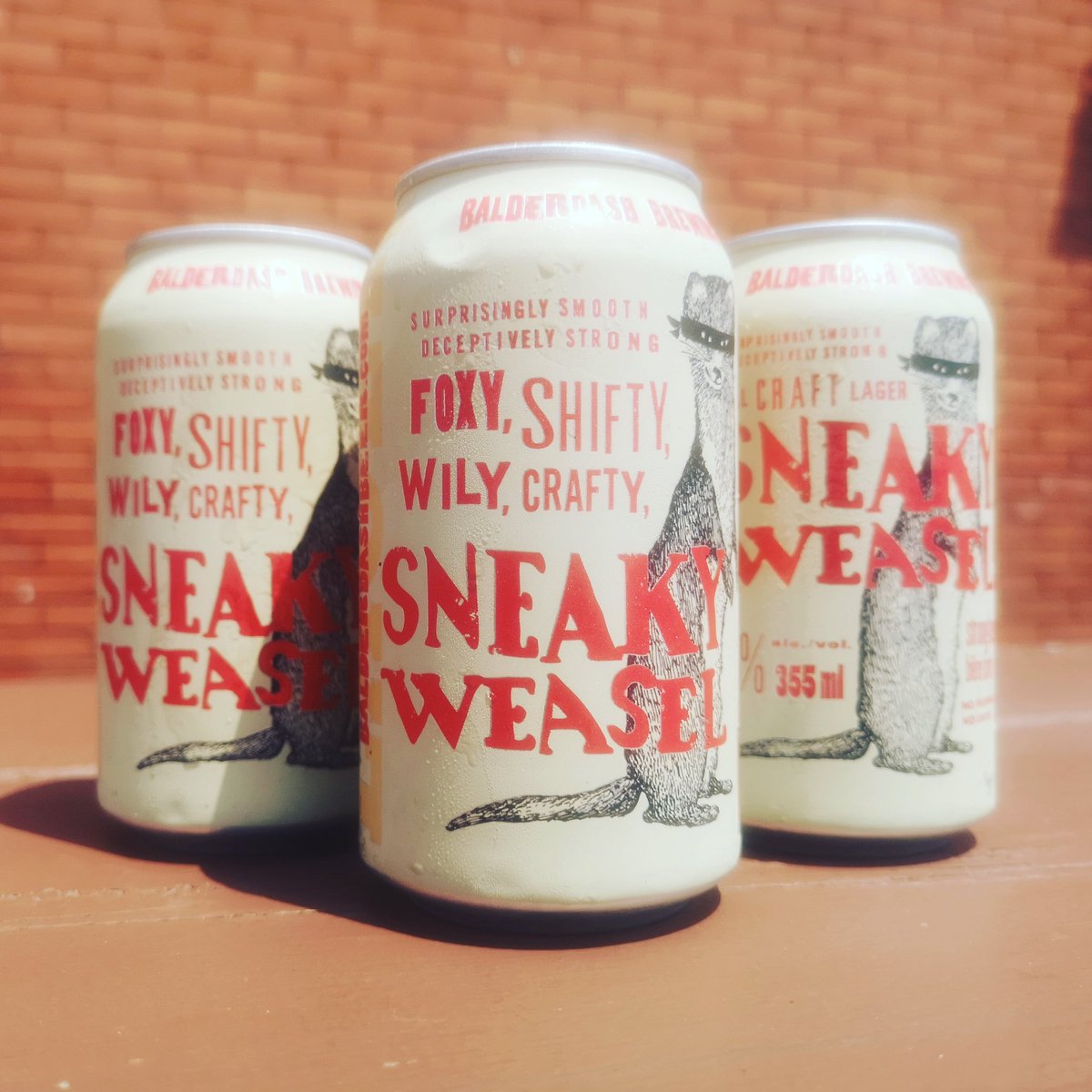 Beautiful weather to enjoy some Sneaky Weasels on the patio for only $4

@sneakyweaselbeer