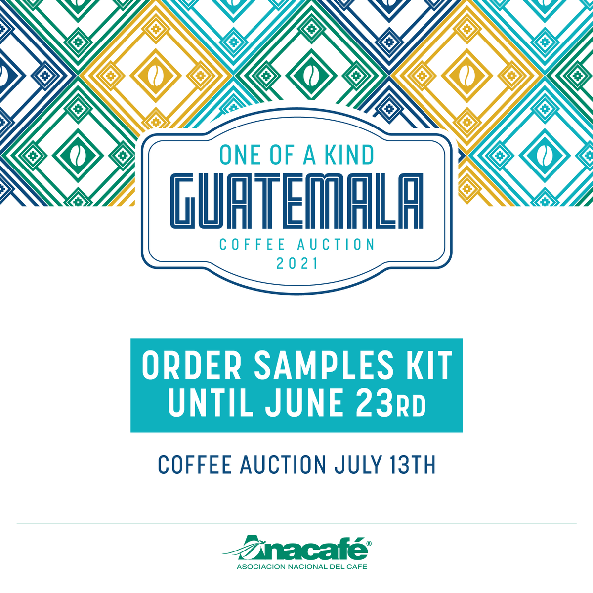 The first edition of One of a Kind Guatemala coffee auction aims to promote direct market opportunities for farmers by showcasing innovative coffee processes.

Register: bit.ly/3vWMAaZ