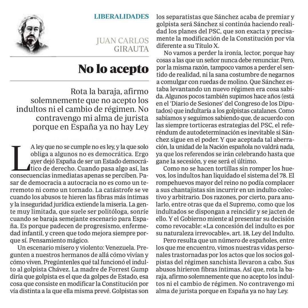 🤬También Facebook censura a Girauta. 
...Que de vez en cuando dice cosas con #sentidocomún 
🗣️ La censura socialcomunista #NoNosCallaran
