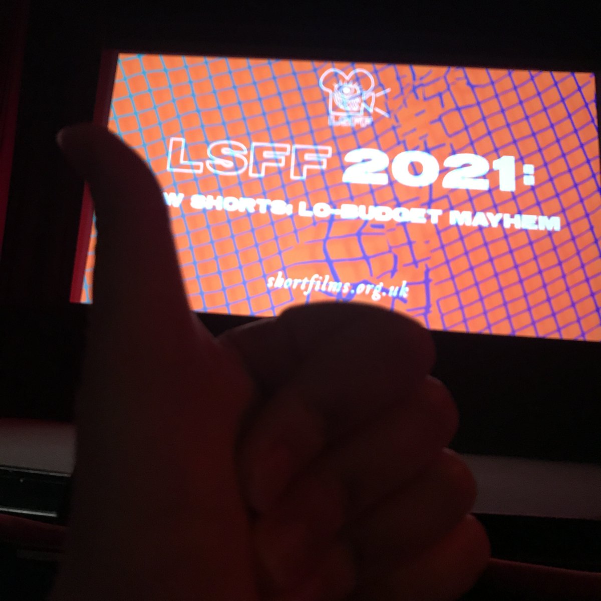 WeAreMonkhead's tweet photo. THE START OF NOTHING on the big screen! So happy that our debut short could finally have its London debut IRL. Thanks to @LSFF and to @riocinema and to all the cast and crew. https://t.co/kpouhFtVWl