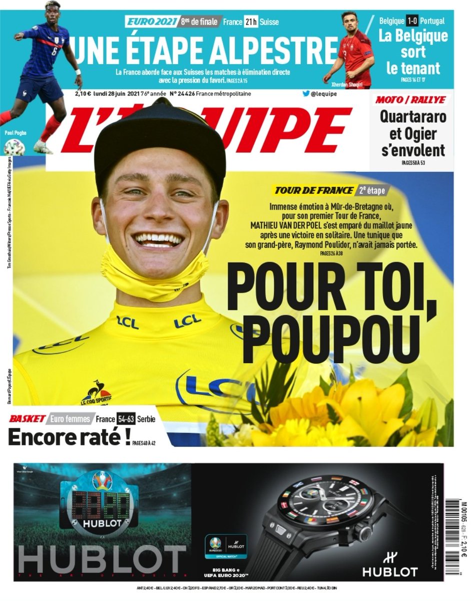 daanhakkenberg's tweet image. MVDP x L'Équipe