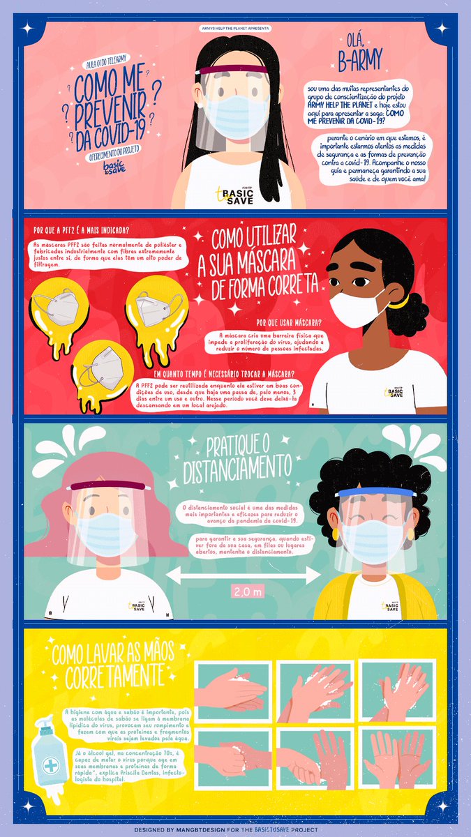PortalMinYoongi's tweet image. 🚨É muito importante que todos continuem seguindo os protocolos de prevenção à Covid-19:

- Use máscara, de preferência PFF2
- Faça o distanciamento físico (&amp;gt;1,5 m)
- Vacine-se
- E se puder, fique em casa

Ajude, doe ou divulgue

🔗armyhelptheplanet.com

@BTS_twt #BASICTOSAVE