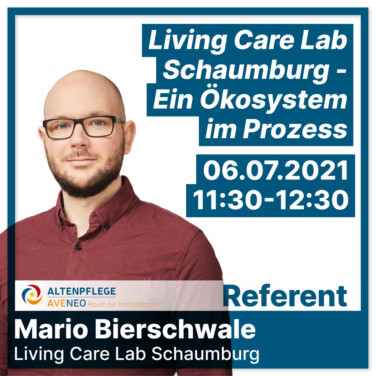 design_tb's tweet photo. REFERENT: MARIO BIERSCHWALE
https://t.co/uC3tTfPnUT
 
Link zur digitalen ALTENPFLEGE MESSE und zum AVENEO Livestream:   https://t.co/5qIVJNpwKu 

#altenpflege2021 #aveneo2021 #aveneo #vincentznetwork #deutschemesse #livingcarelab  #hewi #homeinstead #futurx #design https://t.co/rpxKQHlTHz