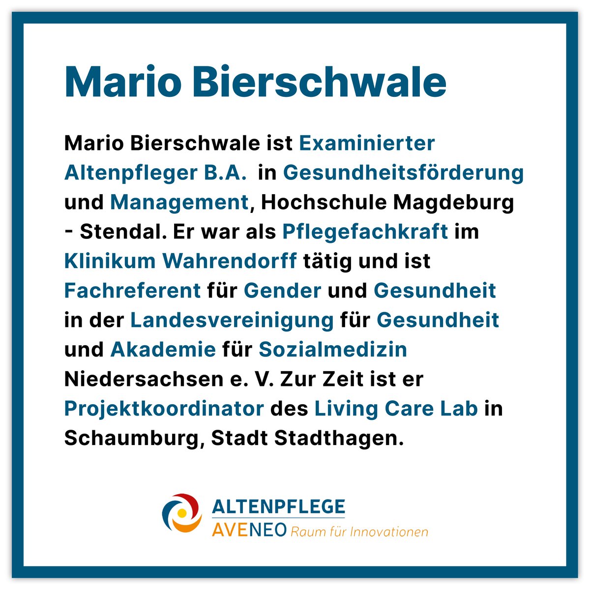 design_tb's tweet photo. REFERENT: MARIO BIERSCHWALE
https://t.co/uC3tTfPnUT
 
Link zur digitalen ALTENPFLEGE MESSE und zum AVENEO Livestream:   https://t.co/5qIVJNpwKu 

#altenpflege2021 #aveneo2021 #aveneo #vincentznetwork #deutschemesse #livingcarelab  #hewi #homeinstead #futurx #design https://t.co/rpxKQHlTHz