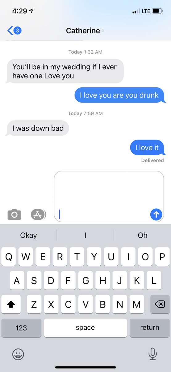 when she drunk texts you <3 <a href="/masseyc_/">Catherine</a>
