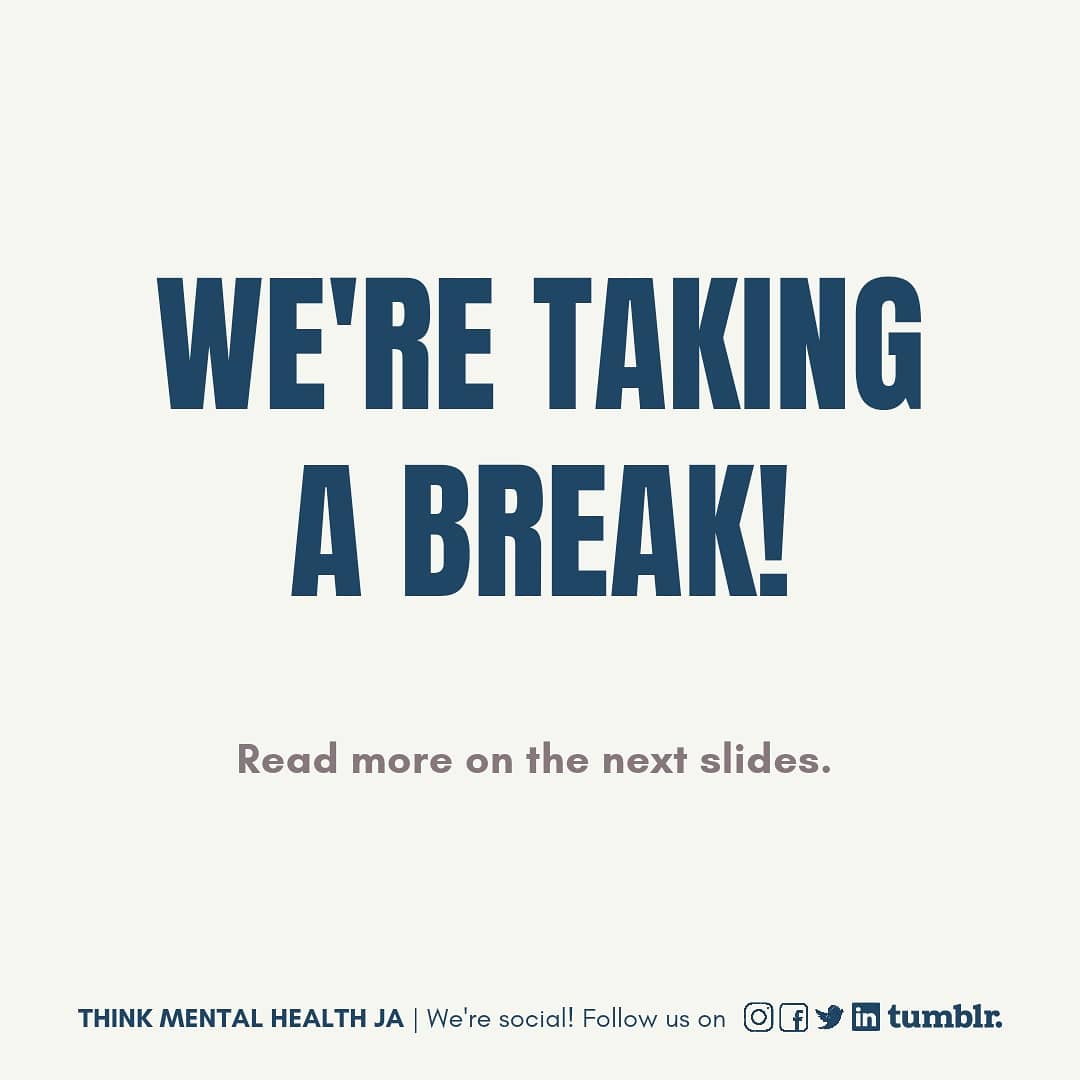 ThinkMH_ja's tweet photo. 🏖 We'll be taking a much needed break until January 2022! 

In the same breath, we want to encourage you to slow down and ensure you're taking care of yourselves (holistically). 

Not to worry though... 🧵

#ThinkMentalHealth #MentalHealth #MentalWellness #Jamaica https://t.co/9STEph4USE