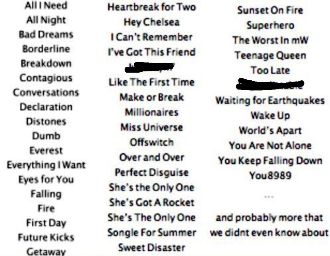 flatlukes's tweet photo. aprovechando los 7 años del self titled hagamos un minuto de silencio por todas esas unreleased songs que tenía 5sos en esa época y que probablemente nunca vamos a escuchar 

#7YearsOf5SOSSelfTitled #7YearsWith5SOS https://t.co/ZZGiYTjguM