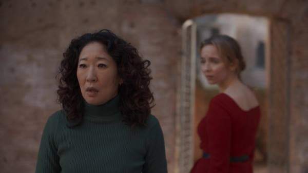 flylow__'s tweet photo. no but killing eve is always gonna read as a tragic romance no matter what ending we get purely bc villaneve were kept apart for 3/4 seasons (at least!) despite being literal soulmates it's twisted it's criminal it makes my heart ache https://t.co/d25x3xTBMV