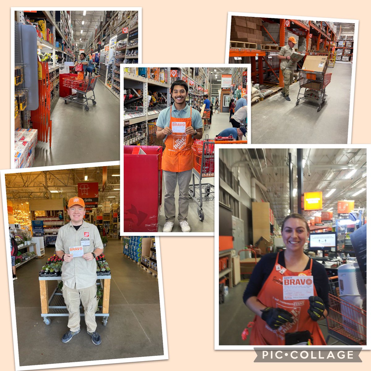 kellie69331611's tweet photo. #Teamyucca caught our Associates Jed, Angel and Amber in the act of #liftitclosetohome thank you team for your dedication to work safe! @JabarrBean @Crippen1026 @6971Home @Anthonyarvizu9 @JWaddillTHD @ArceliaC_THD https://t.co/VzzuqDciGa