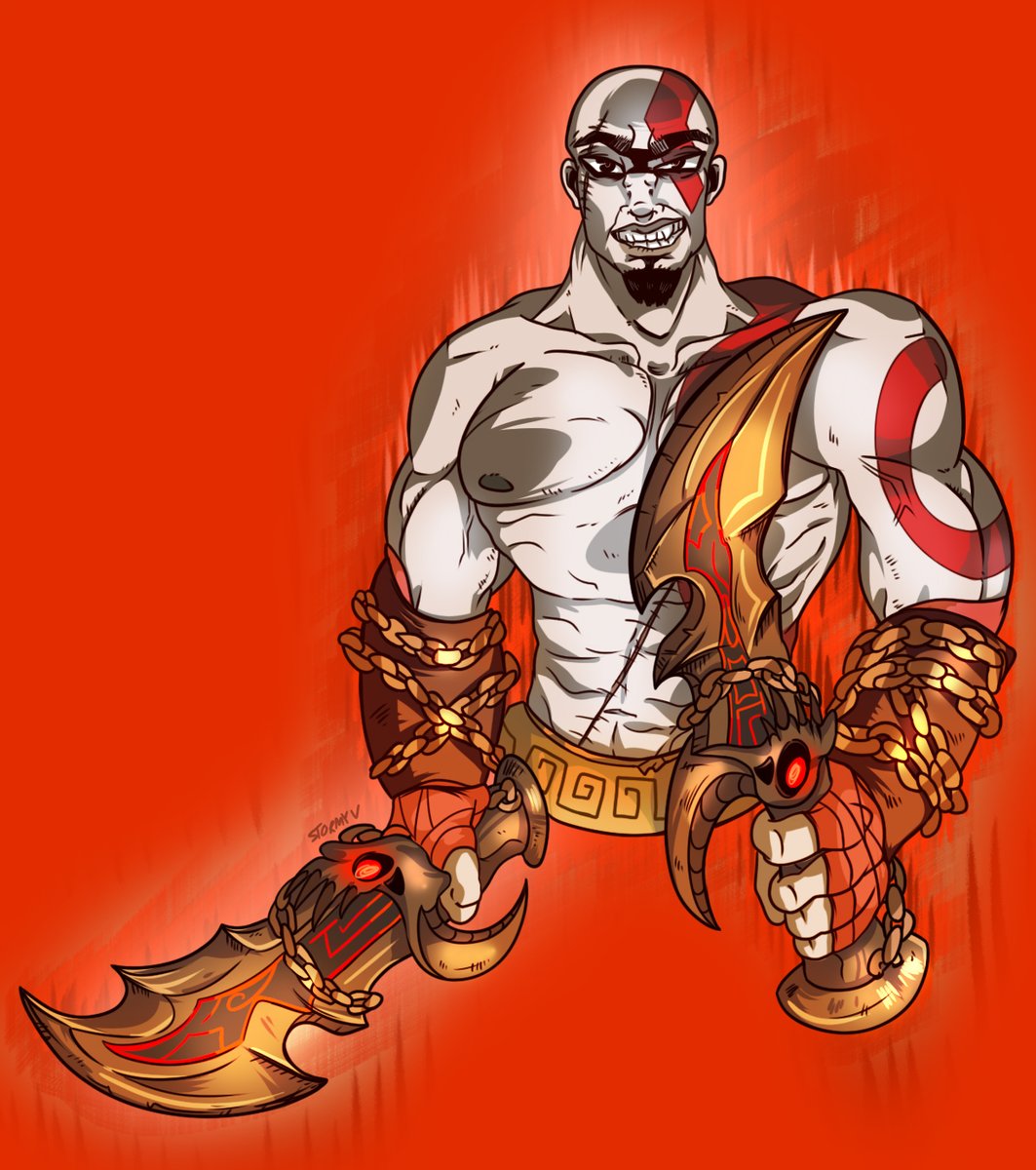 StormyValravn's tweet image. Did some free drawings (a Discord raffle) for my members, and they requested these guys. I'm going to try to do at least one raffle each month, probably resort to line work as I'll be pretty busy with some secret projects. #digitalartist #gearsofwar #kratos #skorge