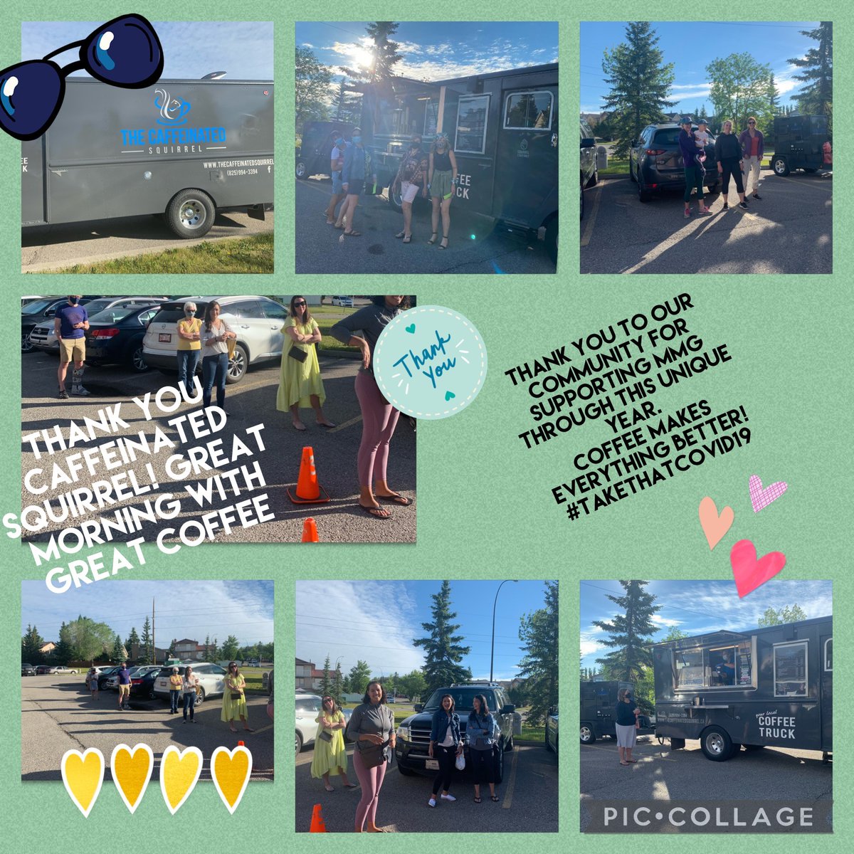 MMG_CSSD's tweet photo. Thanks for coming out and enjoying a treat from the The Caffeinated Squirrel.  WE MADE IT through this ever so unique and history-making year.   Have a safe and happy summer!  #endingwithabangmmg #takethatcovid19 #caffeinatedsquirrel @CCSD_edu @PamRath https://t.co/kIIE3GESxU