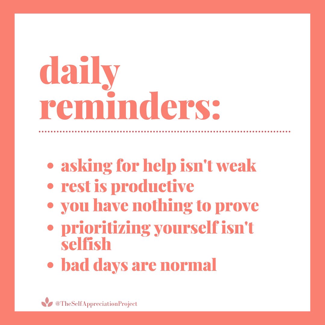 The Self Appreciation Project tweet media