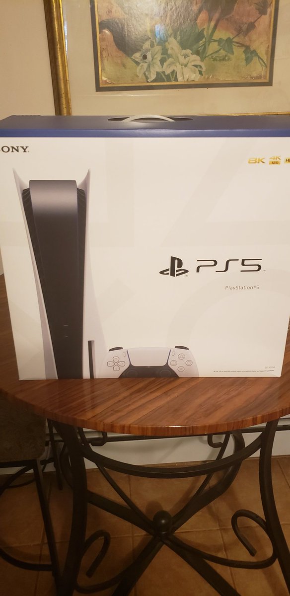 Junior81584's tweet photo. Thank you @Walmart for my ps5!! Been trying for a long time!! Happy That lasership delivered my package earlier than expected... sooo hype 🙌 https://t.co/D0XCZdmUuF