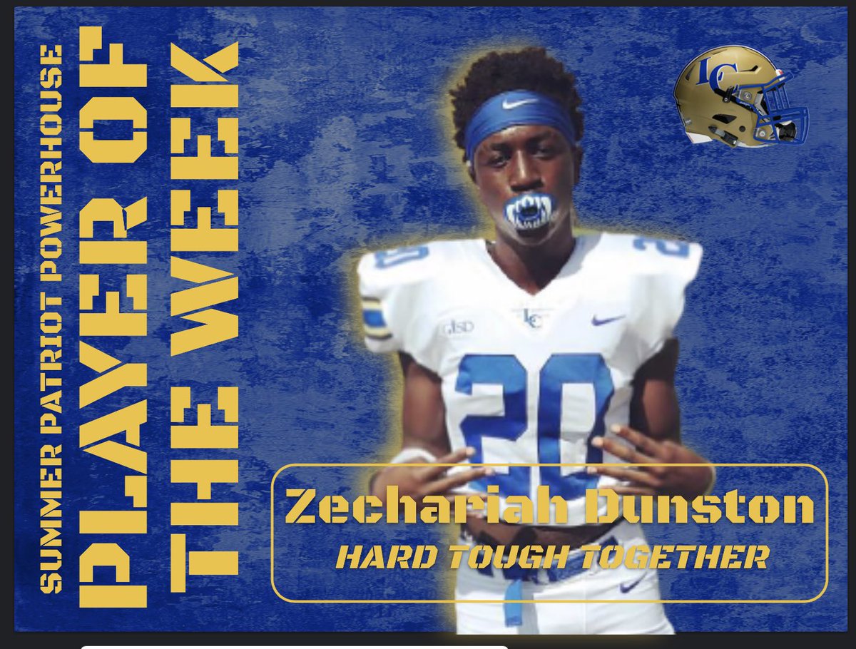 We Build Them in The Power House!
We Win in The Powerhouse! 
Congratulations to <a href="/ZechForSix/">ZD27</a> on being Week One Summer Power House Athletes of the Week! 🔵🟡
#OutWorkThemAll #WeAreLC