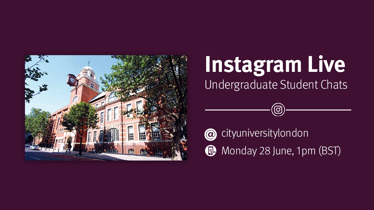 City St George's, University of London (@citystgeorges) on Twitter photo Our undergraduate students will be going live on Instagram tomorrow discussing their university experiences. Tune in at 1pm (BST) to hear all about life at City from; Kenza (<a href="/CityLawSchool/">The City Law School</a>) and Yoga (<a href="/BayesBSchool/">Bayes Business School</a>) 🎓
#MyCityUni
👉 instagram.com/cityuniversity… Our undergraduate students will be going live on Instagram tomorrow discussing their university experiences. Tune in at 1pm (BST) to hear all about life at City from; Kenza (<a href="/CityLawSchool/">The City Law School</a>) and Yoga (<a href="/BayesBSchool/">Bayes Business School</a>) 🎓
#MyCityUni
👉 instagram.com/cityuniversity…