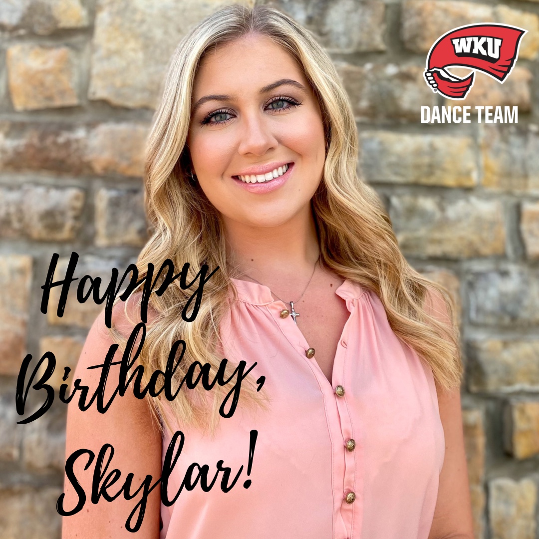 Happy birthday, Skylar!💕🎉🎈🎁
We hope your birthday is as amazing as you are!
•
•
•
#Topperettes #WKUDT #GoTops #WKU