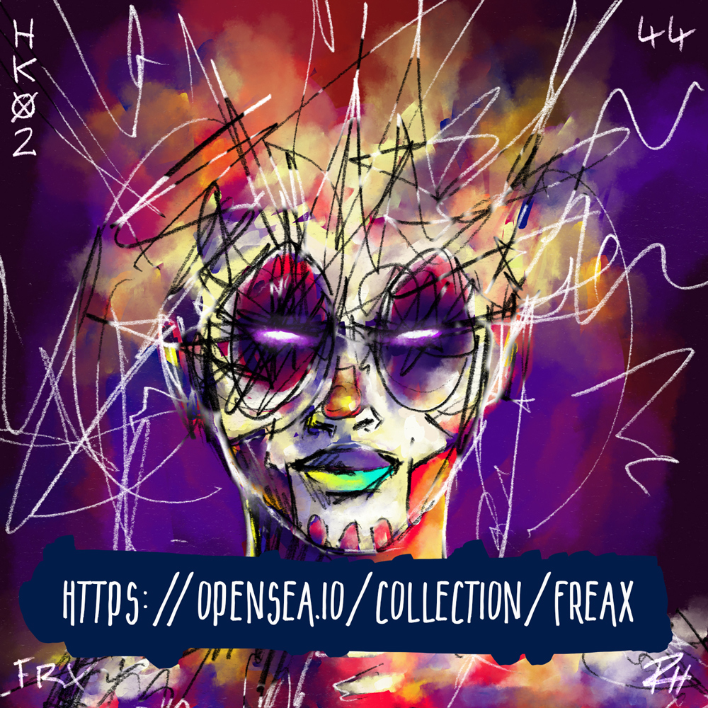 FreaxNFT's tweet photo. Freax#44, the second rare Haunted Keeper 2/3 has dropped! 🔥🖤💜🧡💛
A dutch auction style sale, starting at just .044eth, decreasing over the next 24hrs.

https://t.co/ya4pFVpprw

#NFTs #NFTcollectibles #NFTart https://t.co/3RpEIMMjBJ