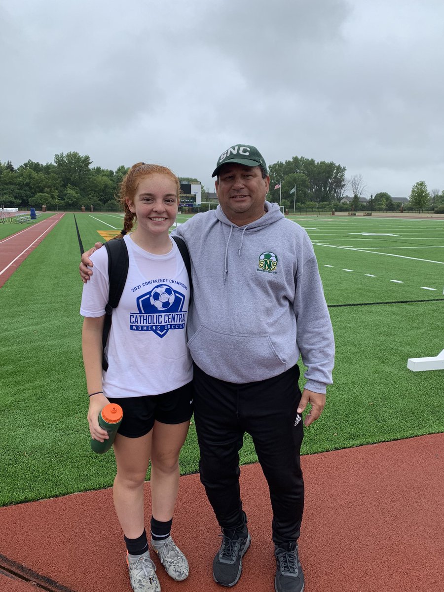 Thanks <a href="/soccerbob/">Bob Rickards</a> and <a href="/SNCWSoccer/">St. Norbert College Women’s Soccer</a> for a great camp today!