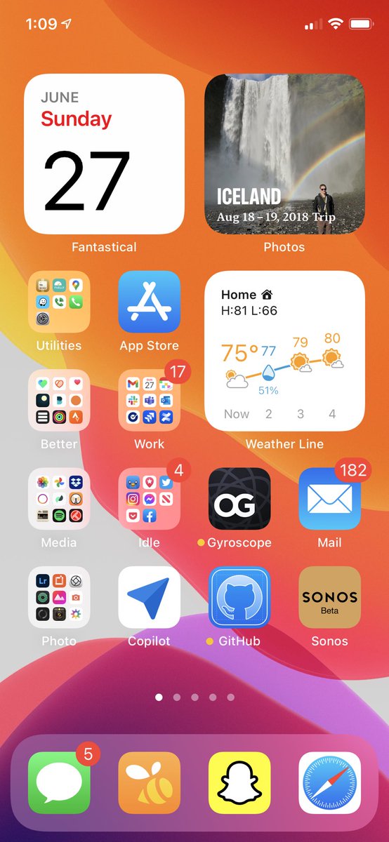 dtesta's tweet photo. @chuga That TestFlight variant of the icon would fit right in on my homescreen 😉 https://t.co/2wn5qVfXFk