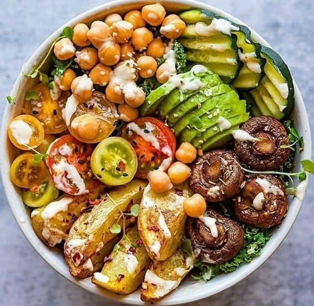 Marinated Mushroom and Kale Salad  
📸: U/cookingforpeanuts 🥗