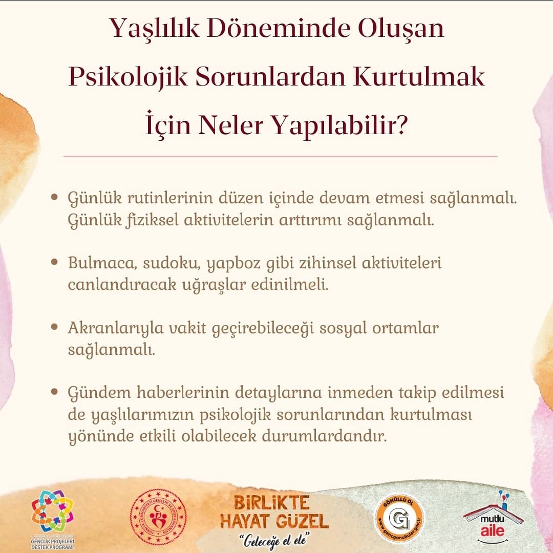 bhayatguzel's tweet photo. #mutluailemutluçocuk #geleceğeelele #hayatbirliktegüzel #gsbproje #gençlikprojeleridestekprogramı #gönüllülük #yaşlılık https://t.co/p9wyFYYZko