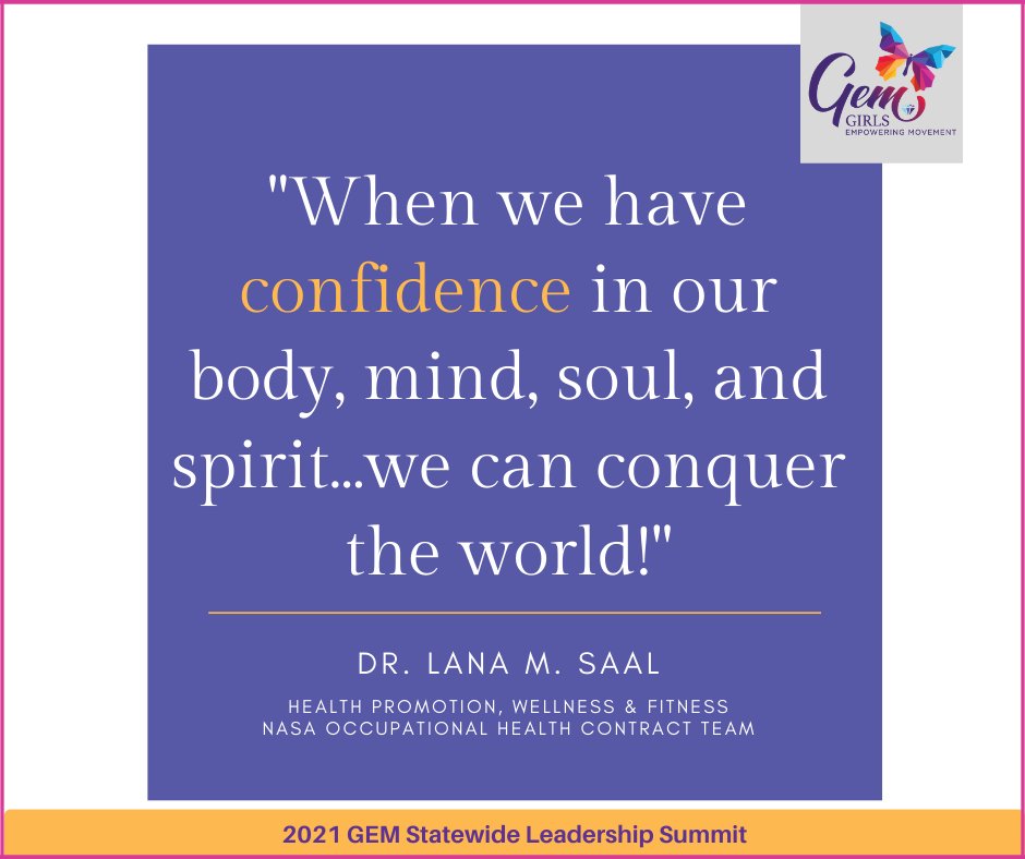GEM_Georgia_'s tweet photo. Powerful words from Dr. Lana M. Saal, @NASA during the keynote, "Be the Change". Speaking on mind, meaning, and movement - she emphasized the importance of the GEM Ambassador Leaders' role as change agents. #2021GEMSummit #GEMPowerGA https://t.co/hOsfvbicO8