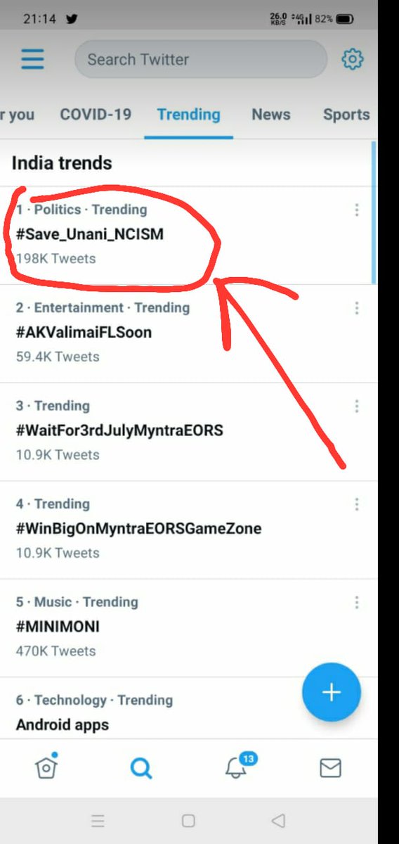 National Ayush Students Union tweet media