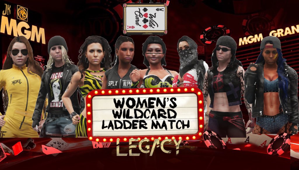 FarmWrestling's tweet photo. Currently live women’s wild card ladder match @Kendall_2K vs @SBlondes_GPW @SShenom @ko_bombshell @ZukiAtomi @LaFamilia_GPW @AnarchyRoxi_GPW @TamatoaPride https://t.co/5XZI7RRZuw