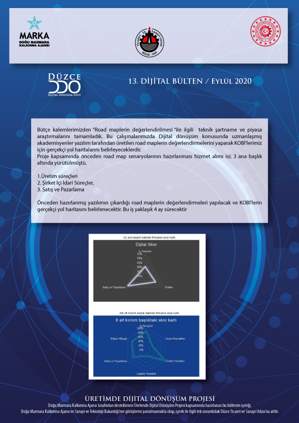 Projemizin 13. Dijital Bülteni Yayınlandı

#DuzceDDO
