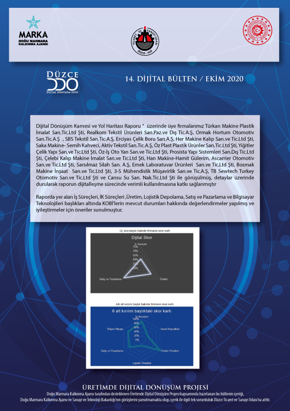 Projemizin 14. Dijital Bülteni Yayınlandı

#DuzceDDO