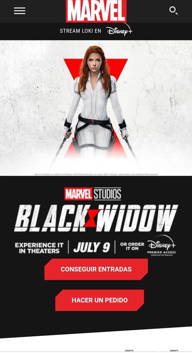 ZoeGeek1's tweet photo. #CinemaGeek!
¿¿Listos pata el 9 de Julio??
#DisneyPlus Premier Acces y tendra un costo extra de $329 MXN para los usuarios de la plataforma.
#BackWidow #MCU #AvengersEndgame #Avengers #natasharomanoff #ScarlettJohansson #florencepugh
https://t.co/gQVvBbuXt1
#ZoeGeek https://t.co/1KO9es0cdw