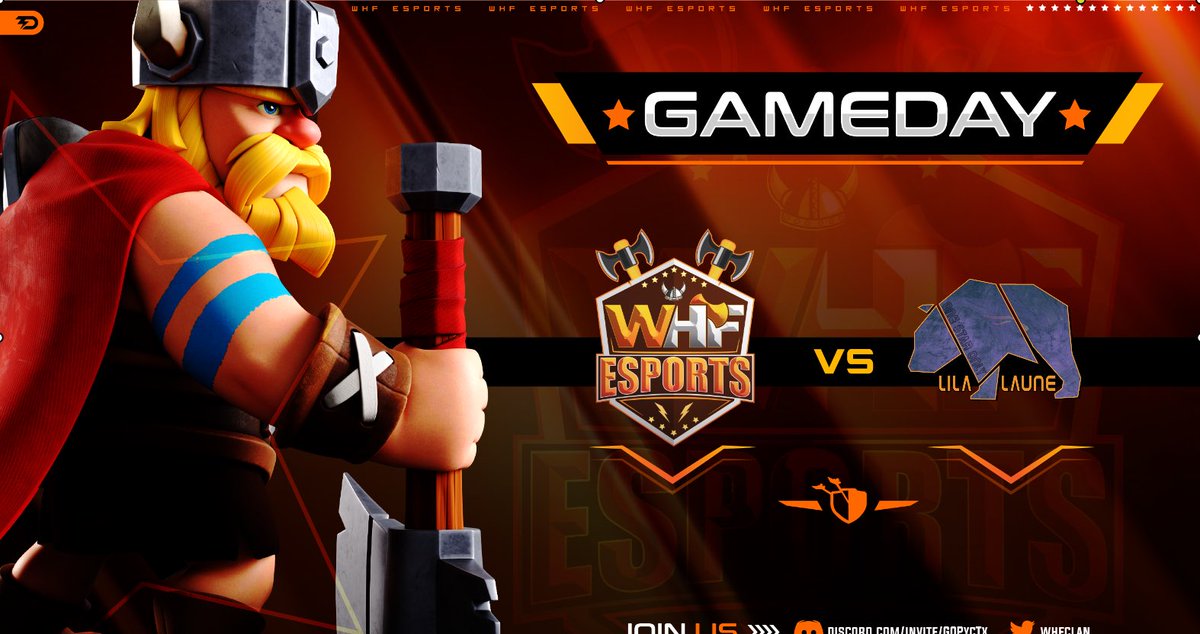 Hey! Come catch us live in the <a href="/wcl_warriors/">WARRIORS CHAMPIONS LEAGUE</a> When we take on <a href="/OneStarOnly2/">One Star Only</a> in 20 minutes 🚌💨🚌💨🚌💨
twitch.tv/jethrowhf <a href="/Jethro_WHF/">Jethro</a>