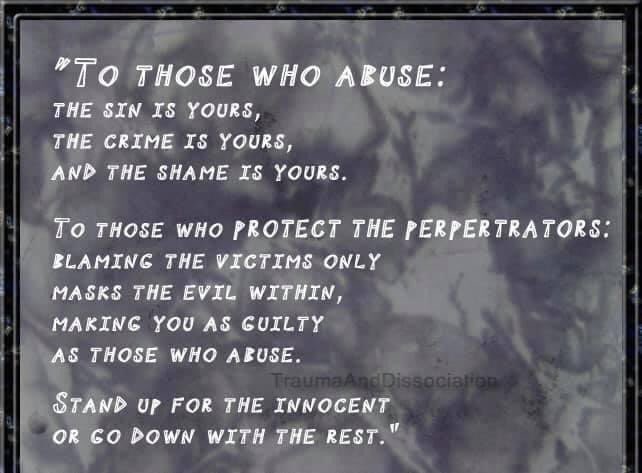 GavinGeddes7's tweet image. From a #survivor of #CSA a crime that is sadly covered up all over the world #kidslivesmatter