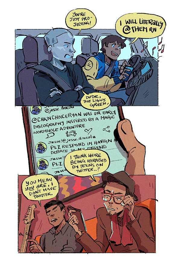 taking advantage of the hashtag to sort my drawings however I want and what I want is all my Teens Discussing Old Men drawings in one post #InfinityTrainHBOMax