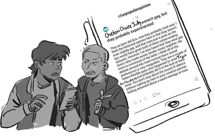 taking advantage of the hashtag to sort my drawings however I want and what I want is all my Teens Discussing Old Men drawings in one post #InfinityTrainHBOMax