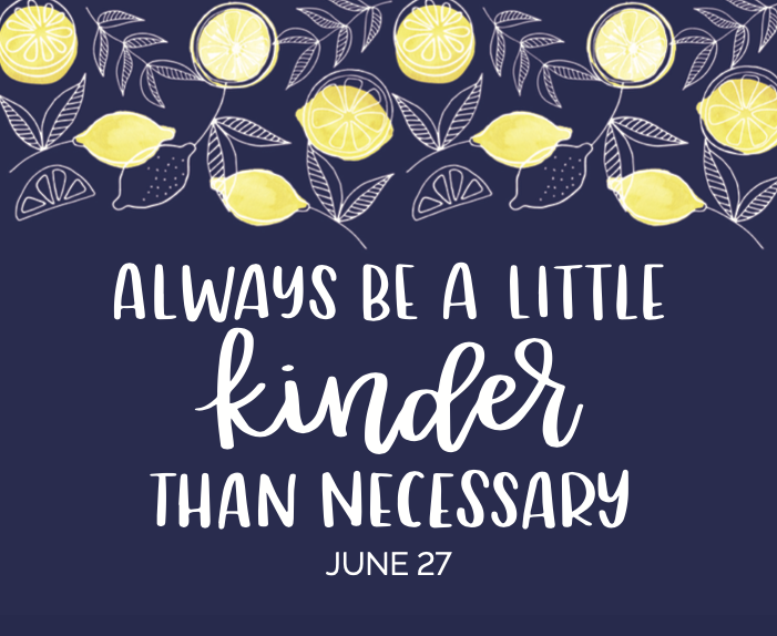 Spread kindness every day! 🌼🌞🍋  You never know how your kindness will impact someone's life! #SundayMotivation #SpreadKindness