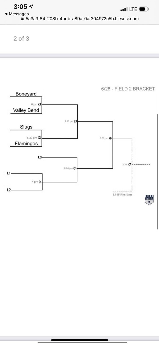 VbNation1's tweet photo. The Valley Bend Blue Jays will play in the Field 2 bracket tomorrow starting at 6pm. 
We wish them luck as they take on Boneyard wiffle in their first ever Competitive tournament. #vbmentality https://t.co/obKS7PXCfj