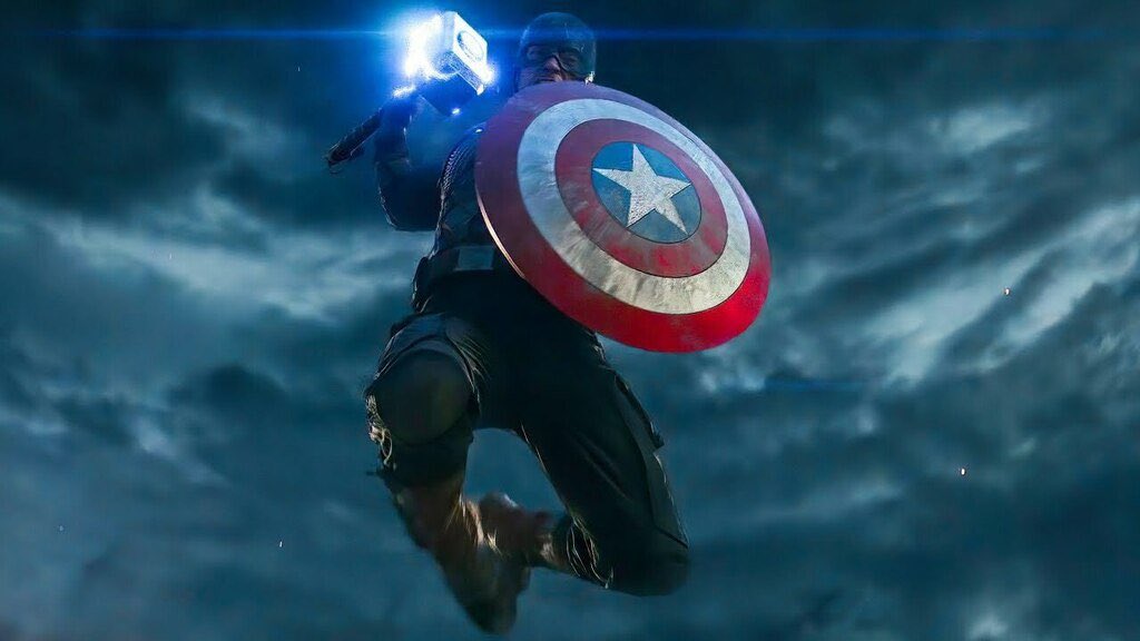 RT @ShivamChatak: Whole theatre went nuts when Steve Rogers lifted Thor’s hammer in Avengers Endgame. Masterpiece. https://t.co/1SqzKGbHT8