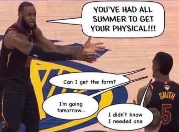 AthleticCougars's tweet photo. Don’t let this be the case!! Aug 4th 8-10am Free physicals at O C. @OldColonyRVTHS @OCCougarFootbal @tomlee1423 https://t.co/APaGi9dbb3