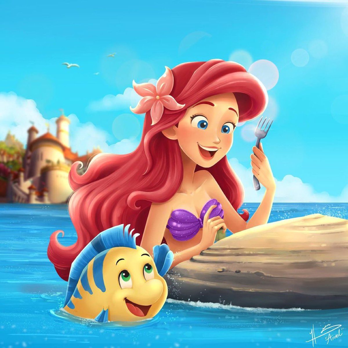 This is adorable 😢 #luca #Ariel