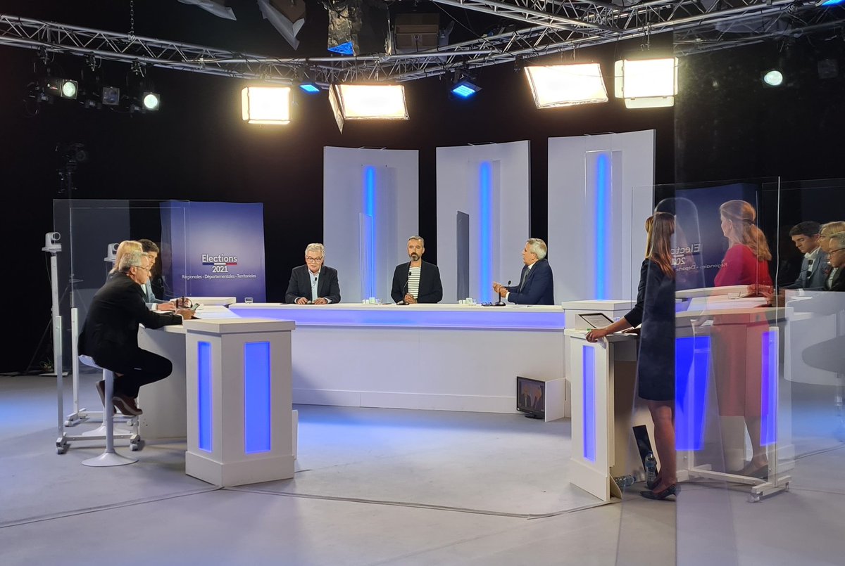 F3OccitanieLR's tweet photo. 🗳️ ce soir sur notre plateau @NadiaPellefigue  @AurelienPradie @JPGarraud  et @AntoineMAURICE s'expriment sur les résultats des #electionsregionales2021 en #Occitanie #france3occitanie https://t.co/XhD79m1SIS