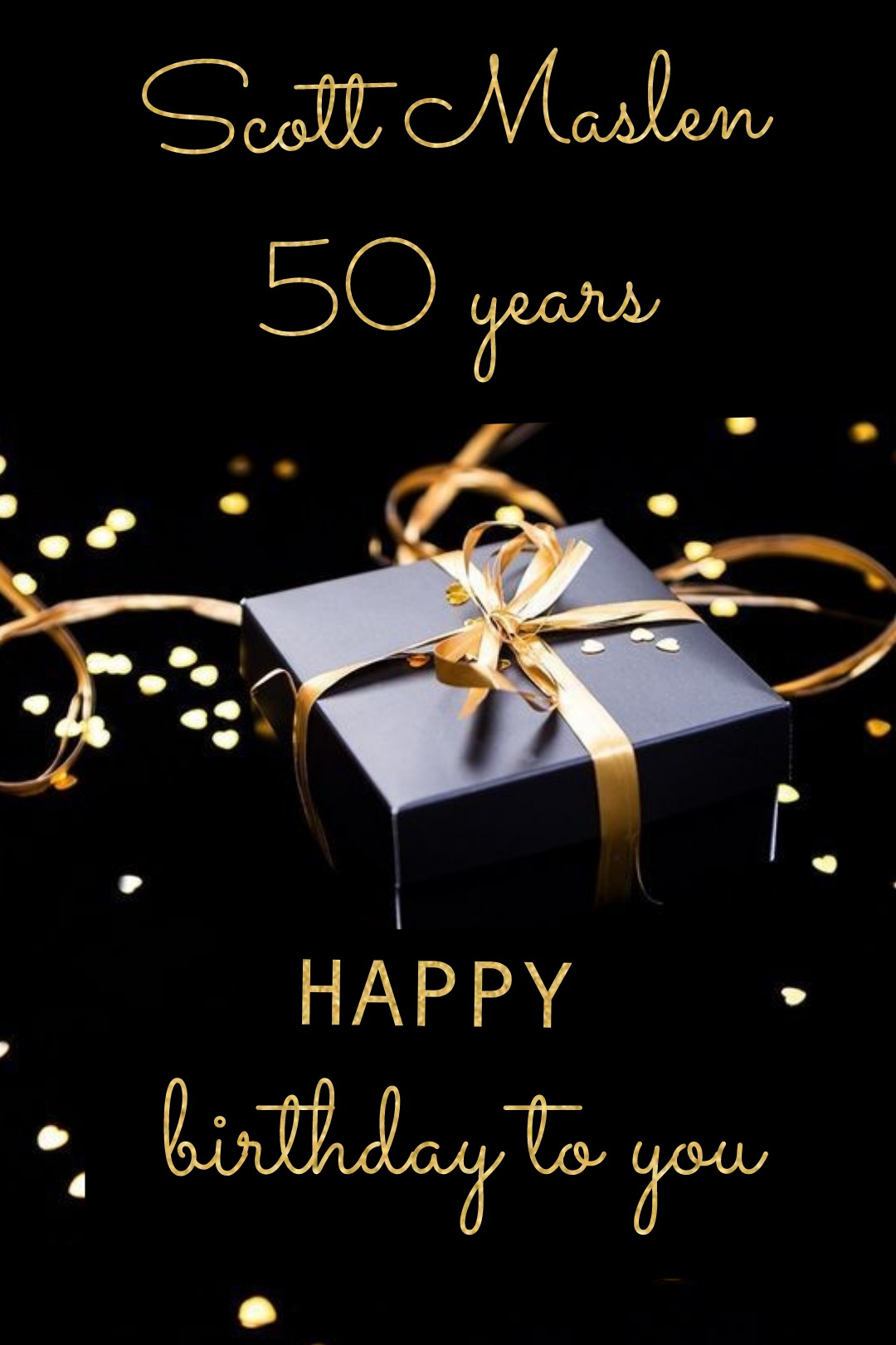  Happy Birthday, Scott Maslen!
Happy 50 years!     