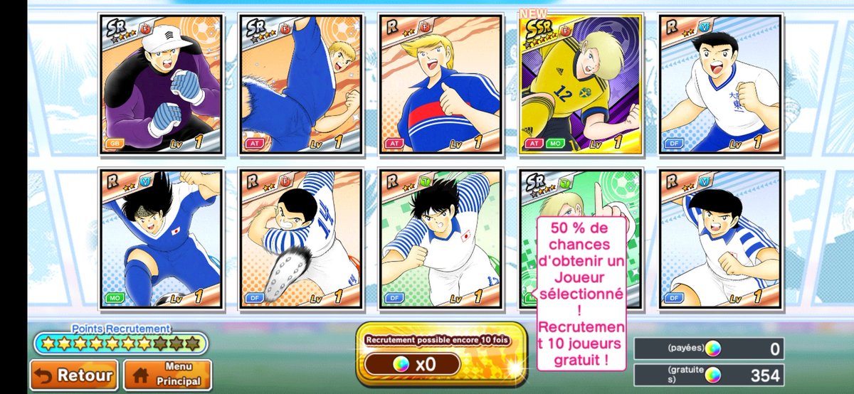 lethaan's tweet photo. Finalement pas de vidéo invocations #CaptainTsubasaDreamTeam, j'ai préféré profiter de la soirée incroyable avec les potos de la @Pay_ToWine où on a pull tous ensemble, dans la "joie" 🥳 et la TRÈS bonne humeur :
- Rota 8 Steps Non-JP
- 7 SSR 😍 / 4 doublons 😐 / 1 RateUp 🧐 https://t.co/6QA8A9gJW2