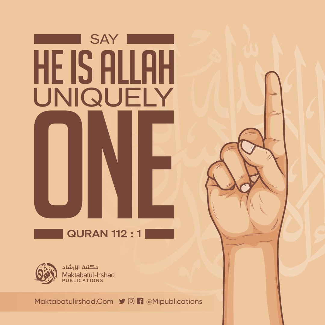 Mipublications's tweet photo. Uniquely One
Follow Us @MiPublications
.
.
.
#Islam #IslamicQuotes #IslamicPosters #IslamicBooks #Salaf #SalafiBooks #Quran #Sunnah #Sayingsofthesalaf #Maktabatulirshad #Muslim #Salafi #ikhlaas https://t.co/bN5dCOfSer