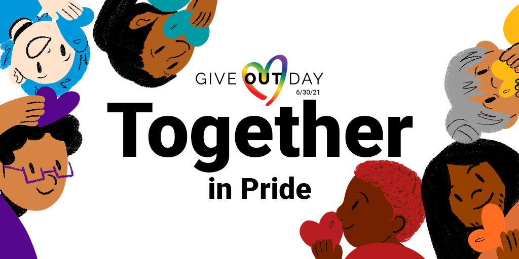 #GiveOUTDay is in three days! Can you keep up the momentum by sharing this post with three friends and asking them to give? #Pride #PrideMonth #LGBTQIA #LGBTQ 

giveoutday.org/organization/O…